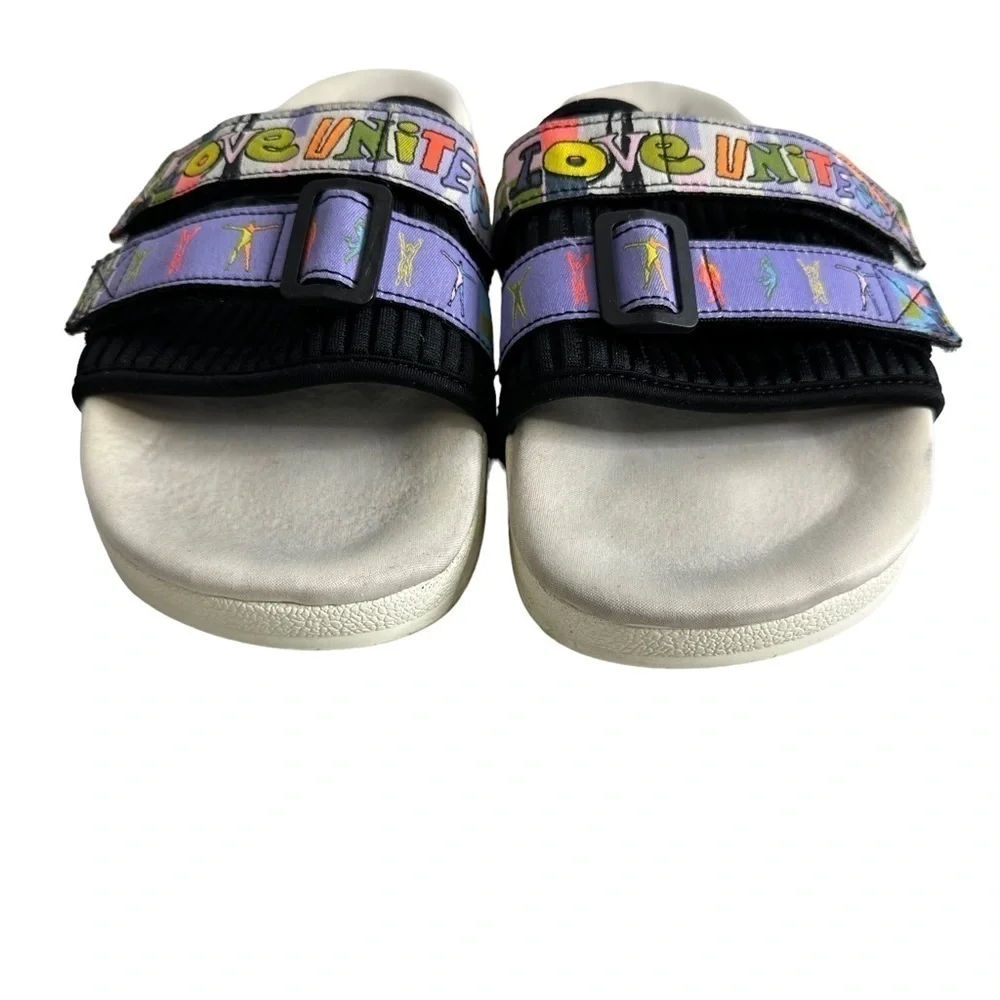 Adidas Originals Mens Adilette Pride 'Love Unites' Sandals Size 11 GW2411